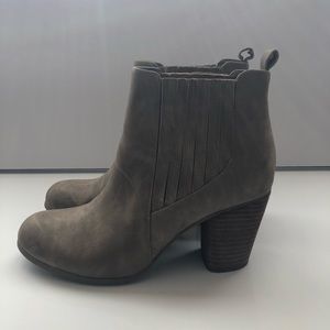 Madden Girl Taupe Booties/ Ankle Boots